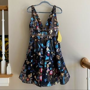 Paradise Flared Dress in Multi